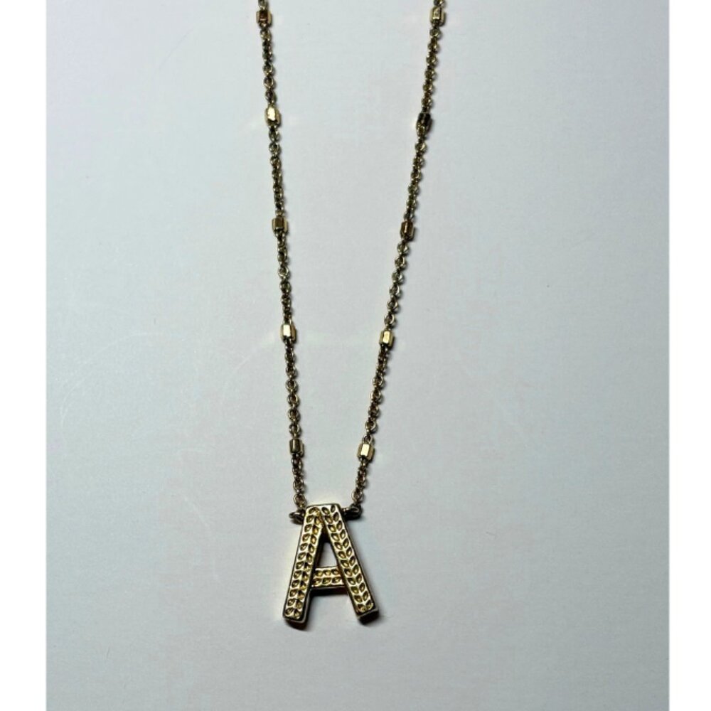 Kendra Scott "A" Necklace (missing jump ring)